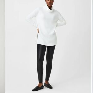 Spanx Black Faux Leather Leggings